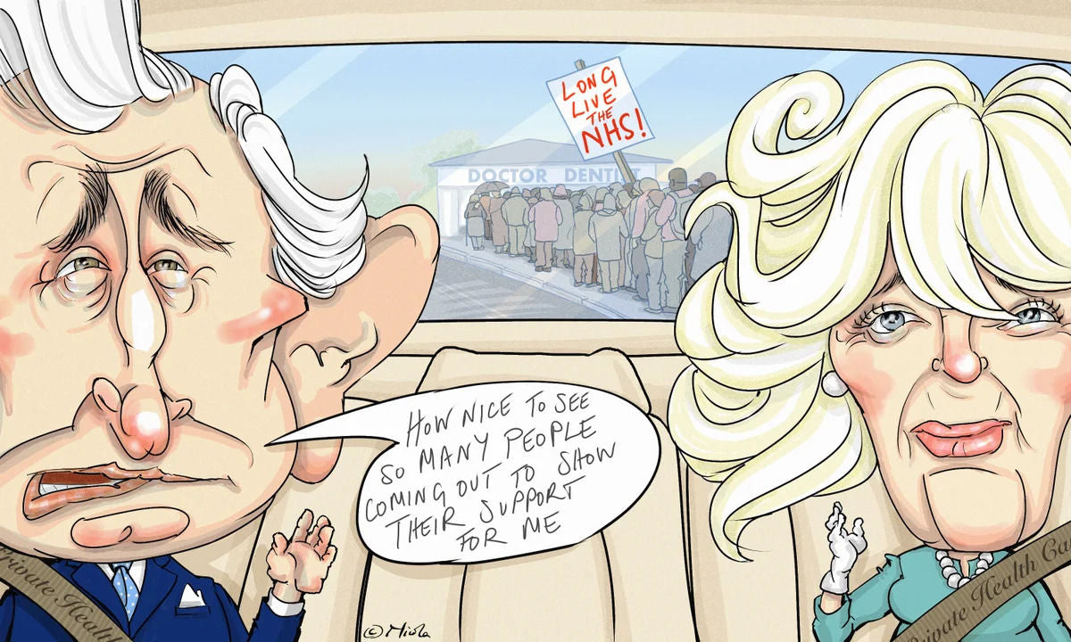 Famous People Comic Postcards