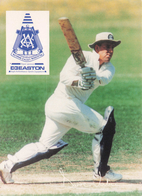 Darren Lehmann Vintage Australia RARE 1992 VCA Easton Cricket Trade Postcard