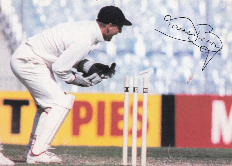Darren Berry Australia Cricket Victoria Cricket Team Vintage Hand Signed Photo