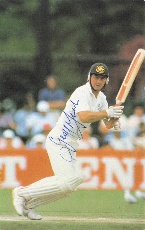 Geoff Marsh Western Australia International Cricket Team Hand Signed Photo