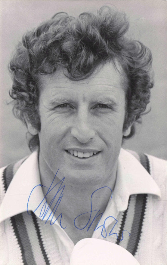 John Snow Durham Cricket Club Vintage Autograph Hand Signed Photo