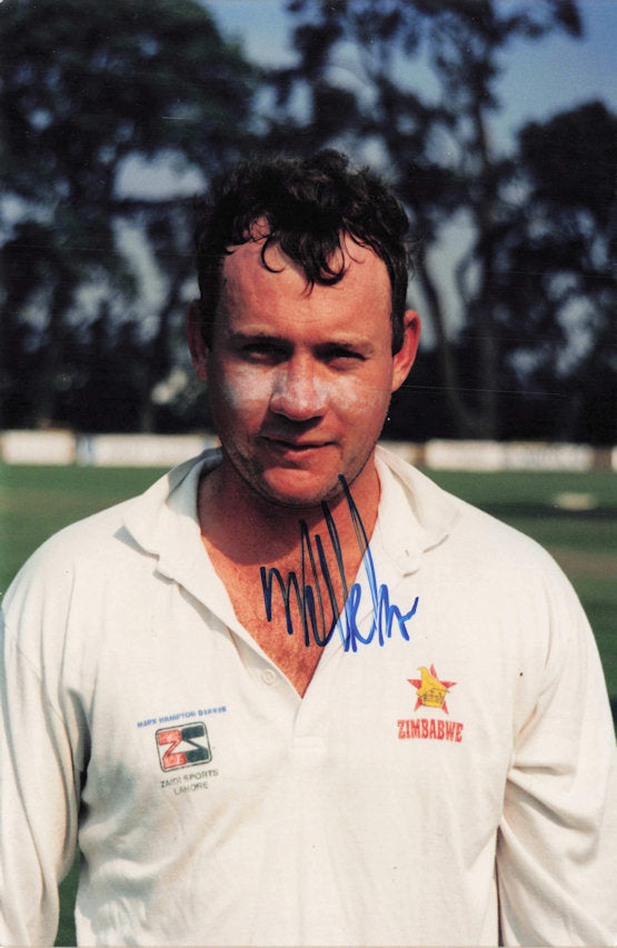 Geoff Miller Derbyshire England Cricket International Team Hand Signed Photo