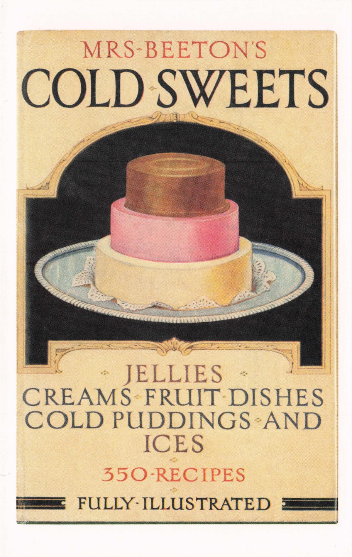 Mrs Beetons Cold Sweets Deserts Ice Cream 350 Recipes Cookery Book Postcard