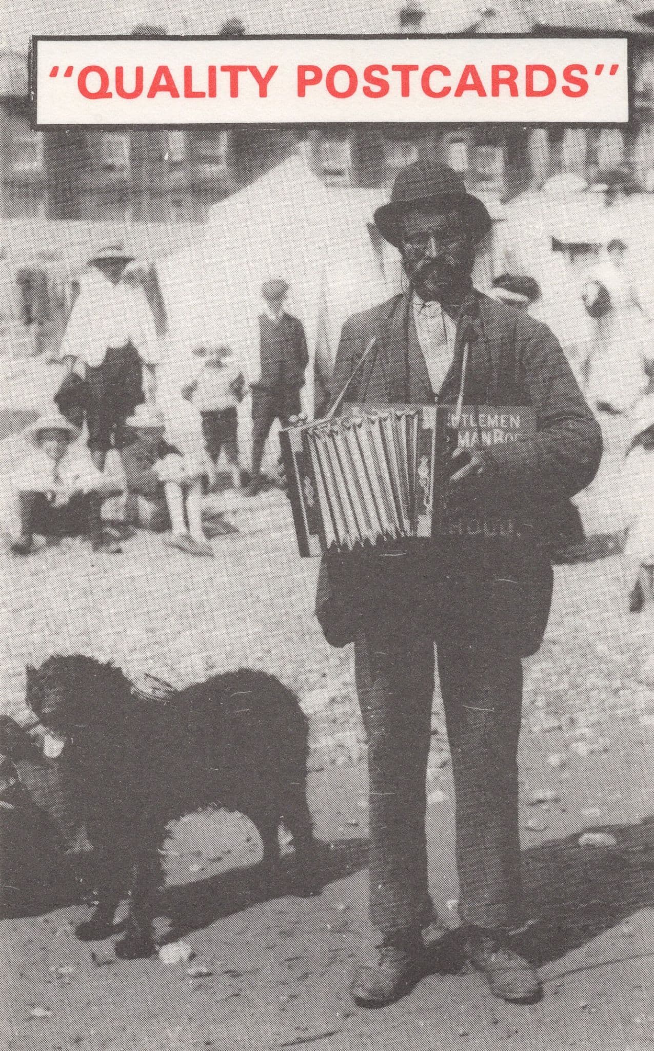South Brent Devon Village Dealer Accordion Advertising Postcard