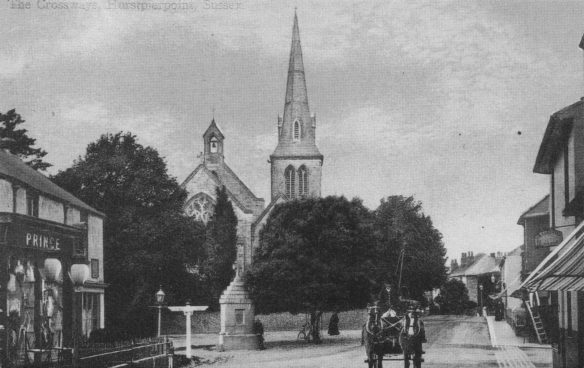 St Lawrence Parish Church Hurstpierpoint Sussex Postcard