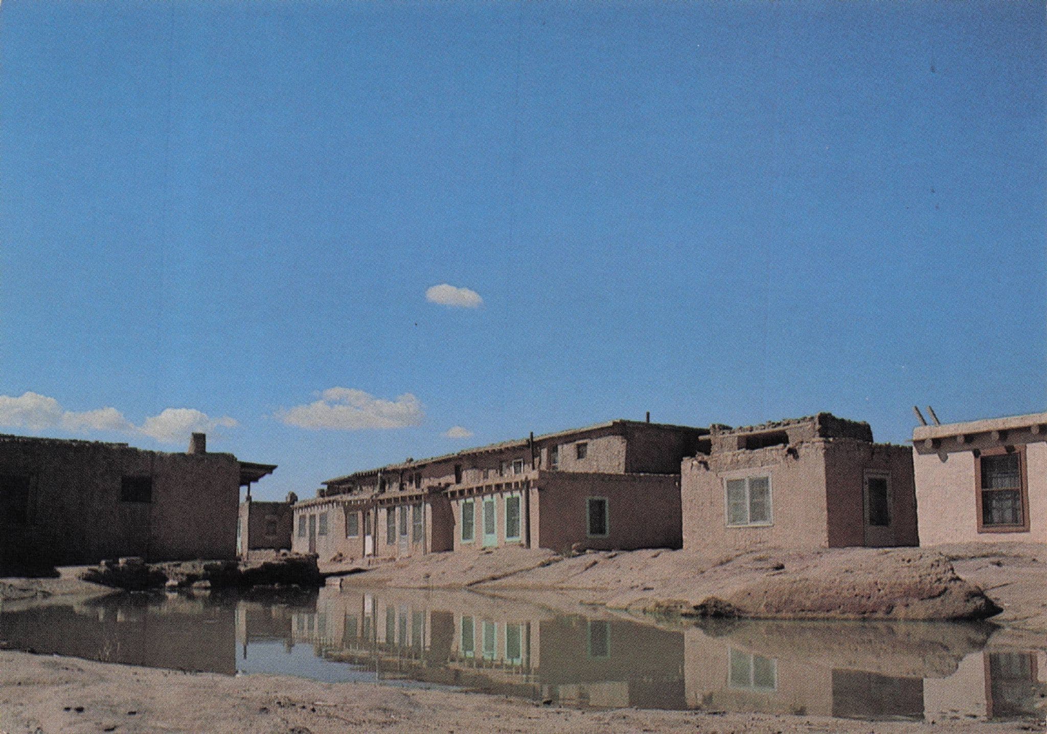 Street Scene Puebla Of Acoma Sky City New Mexico Postcard