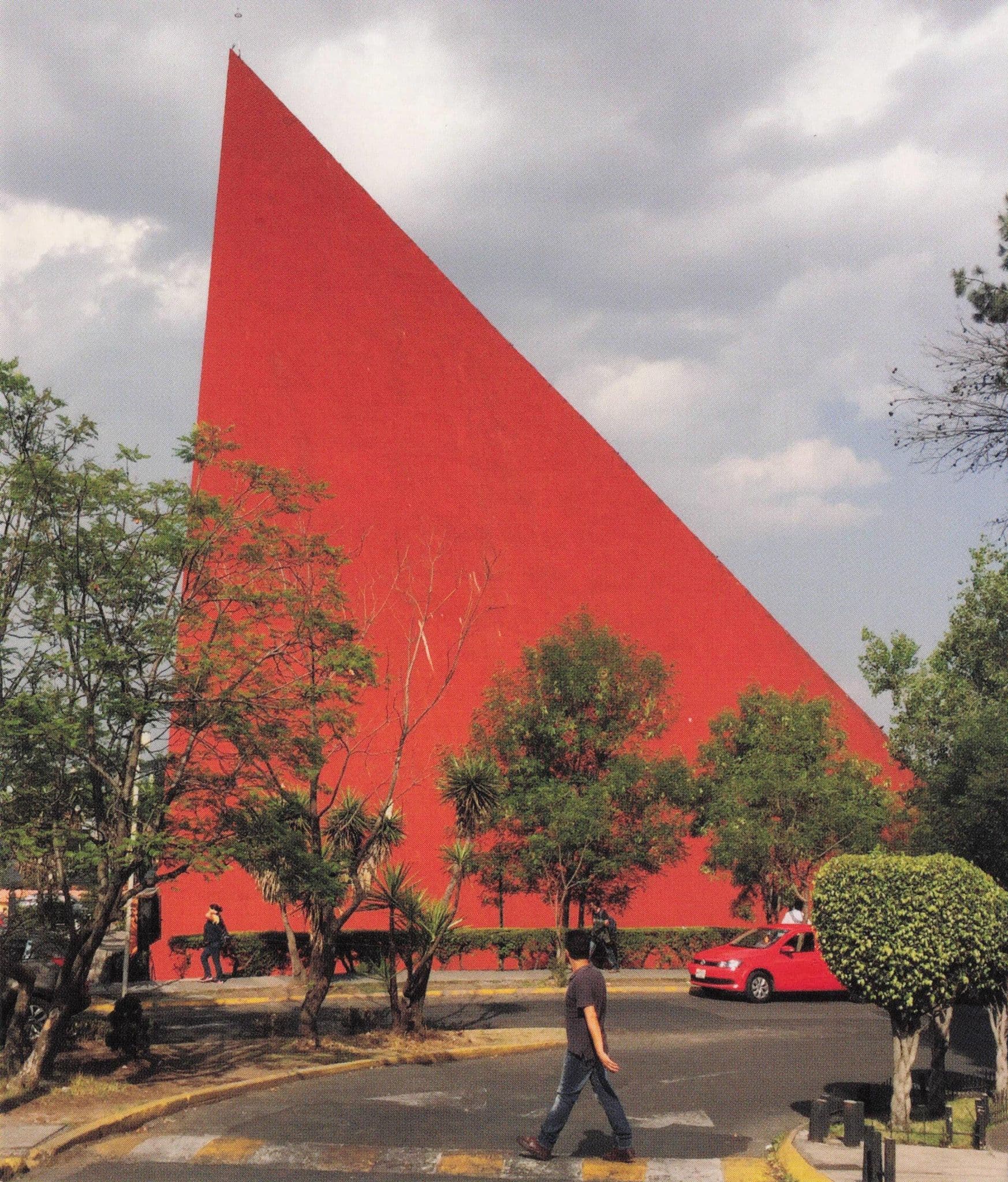 Triangle Pyramid Shaped Church La Parroquia Del Senor Mexico Postcard