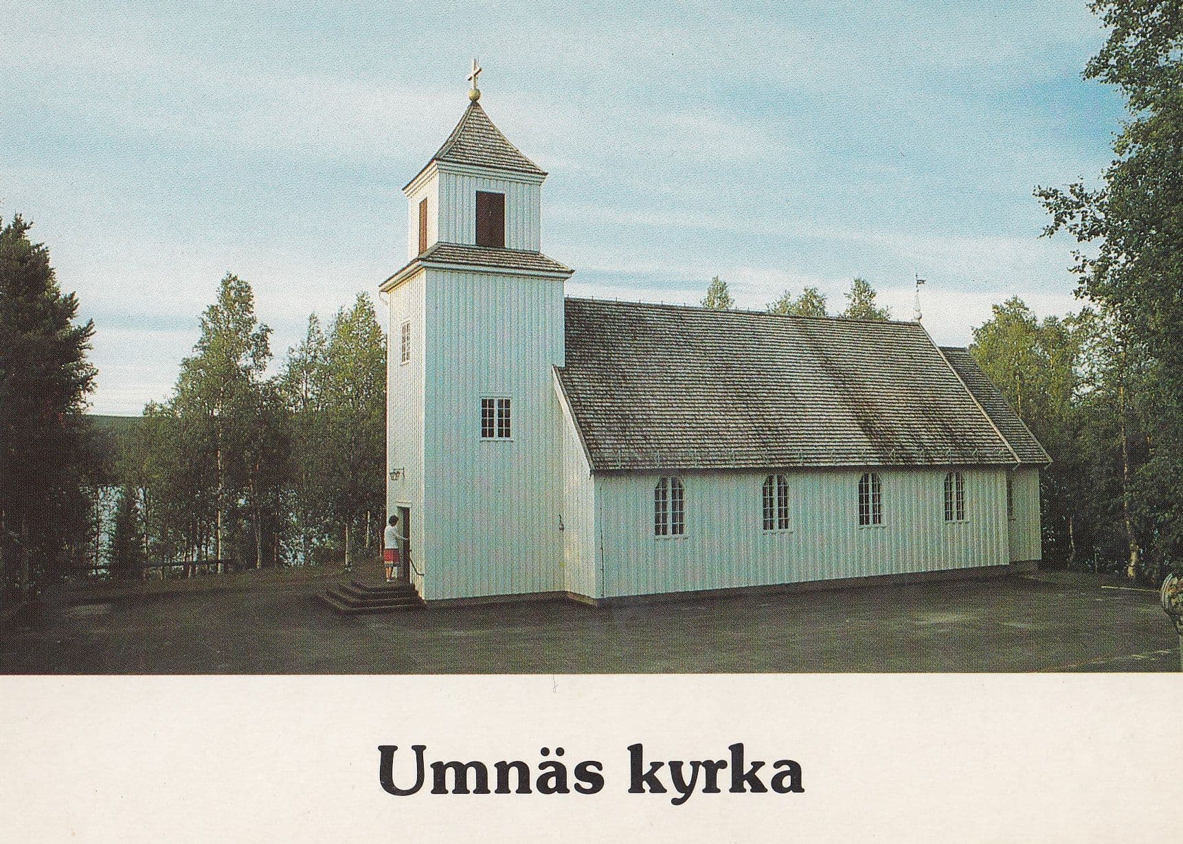 Umnas Kyrka Sweden Postcard