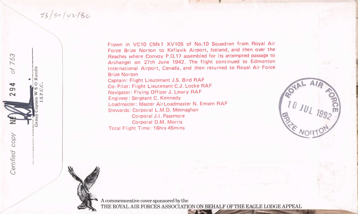 Arthur Clayton John Hayes WW2 MULTI Rare SS Zaafaran Ship Hand Signed FDC
