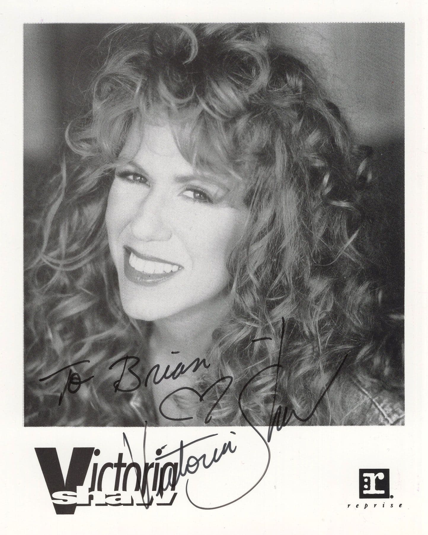 Victoria Shaw Singer Vintage Country & Western Hand Signed Photo