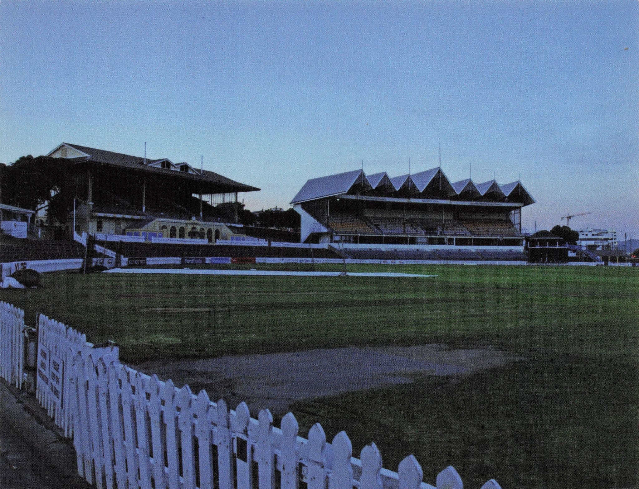 Wellington Cricket Ground Basin Reserve New Zealand Postcard