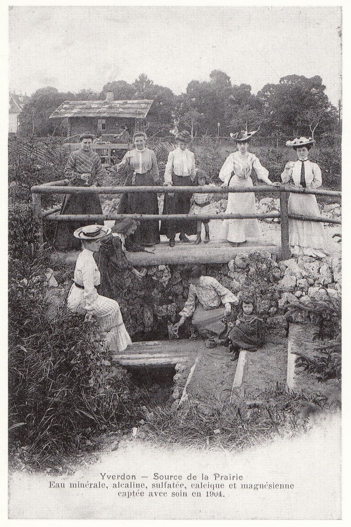 Yverdon Swiss Little House On The Prairie Minerals Postcard