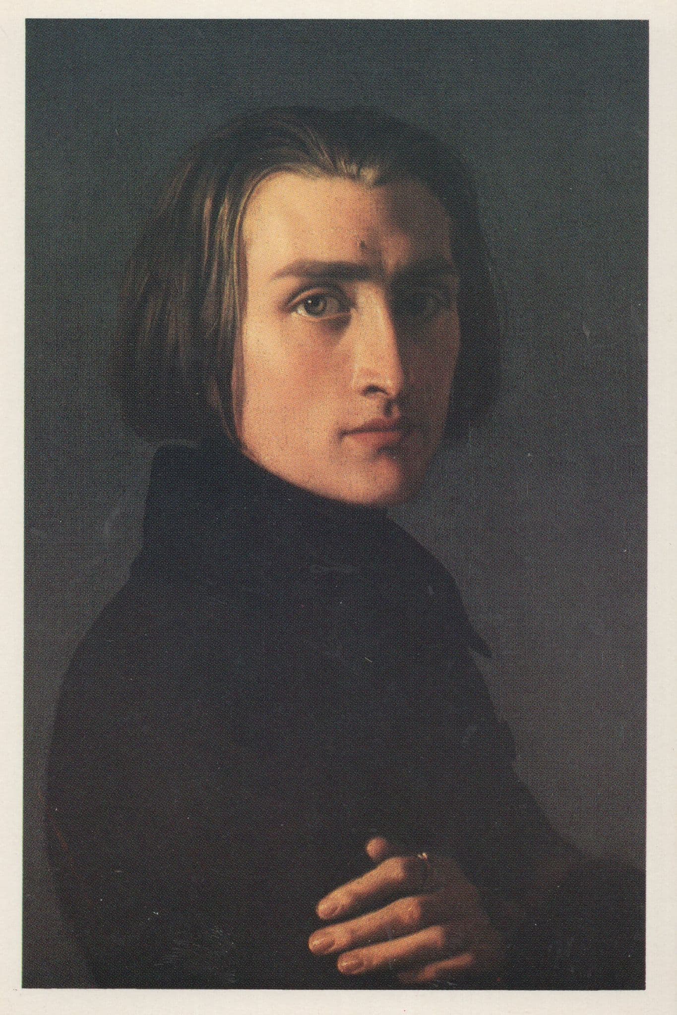 Frans Liszt Classical Composer Rare French Painting Postcard