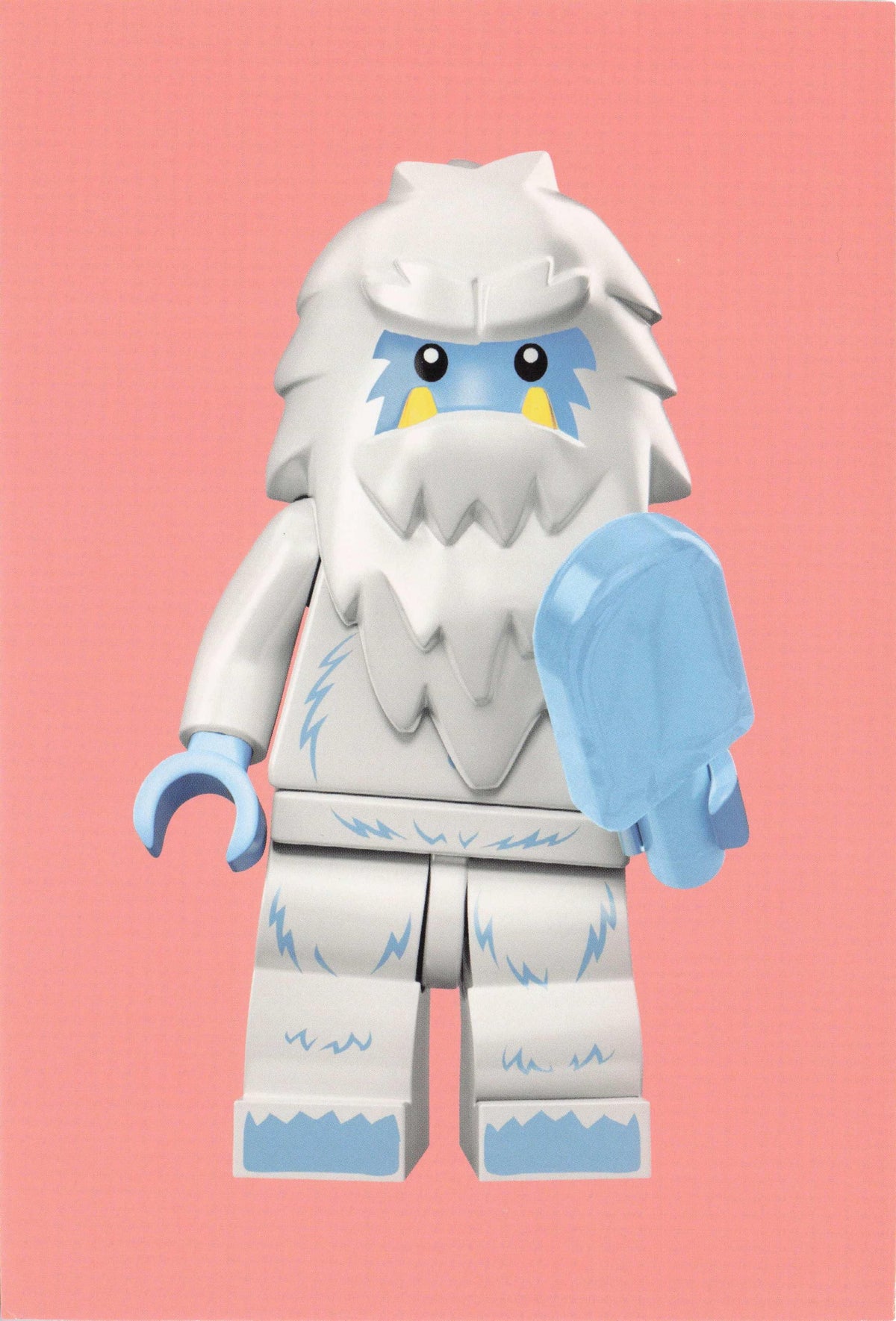 Yeti Toy Abominable Snowman Lego Monster Model Folklore Quotation Postcard