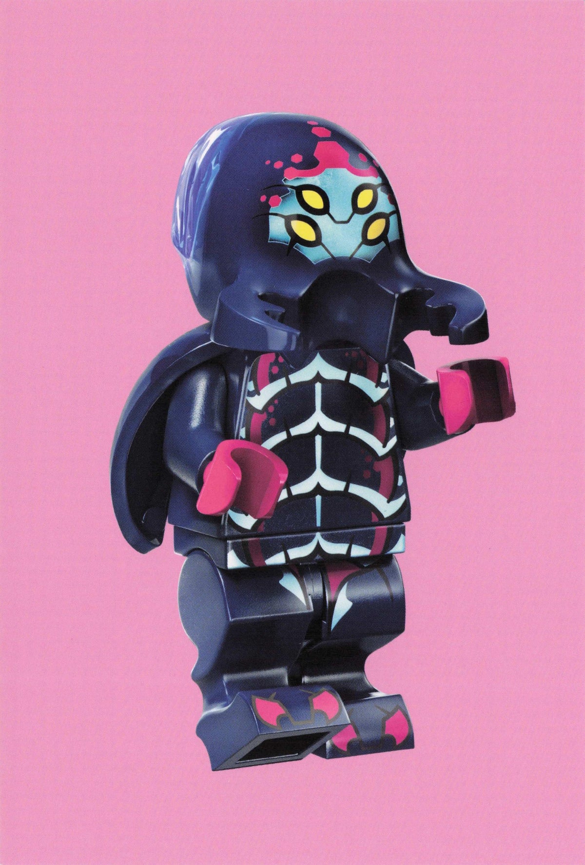 Space Beetle Alien Insect Creature Toy Robot Lego Model Quotation Postcard