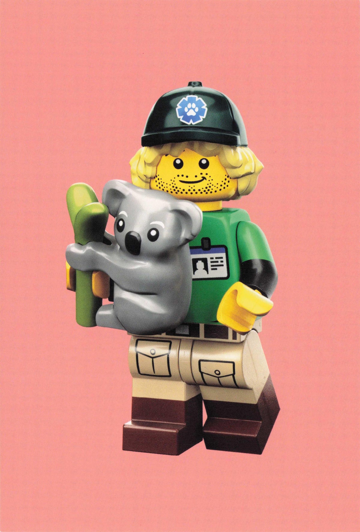 Koala Bear Conservationist Wildlife Animal Lover Lego Toy Model Quotation Postcard