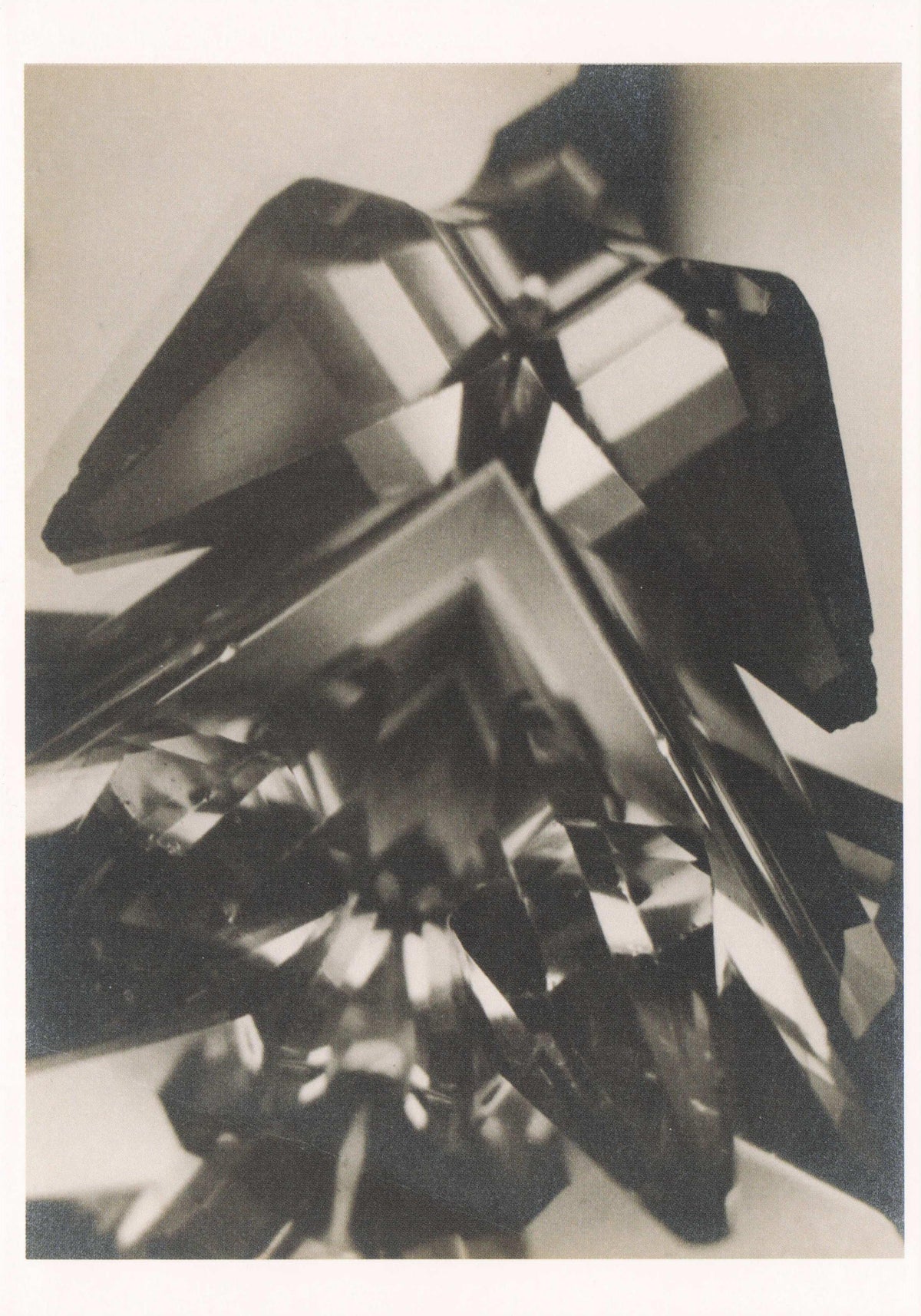 Vortograph Kaleidoscope WW1 War Bromide Print Alvin Coburn V&A Postcard
