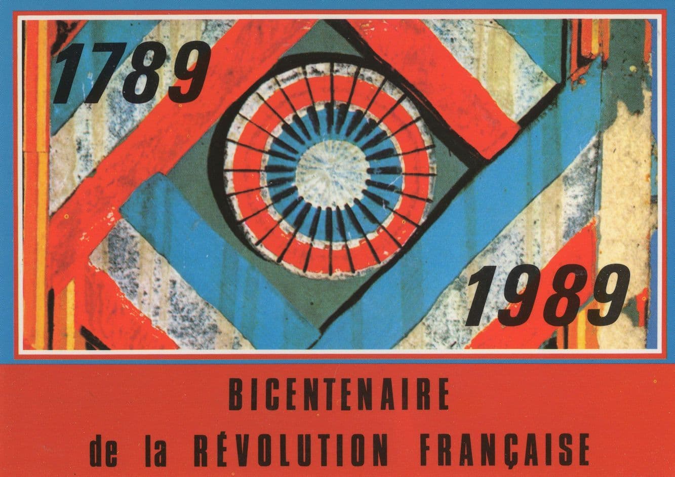 1789 to 1989 French Revolution Bicentenaire Francais Postcard