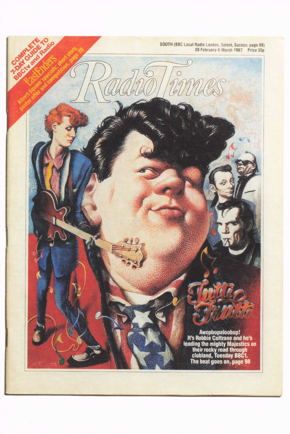 Tutti Frutti BBC TV Scotland Drama Silver Jubilee Rock & Roll Band Tour Postcard