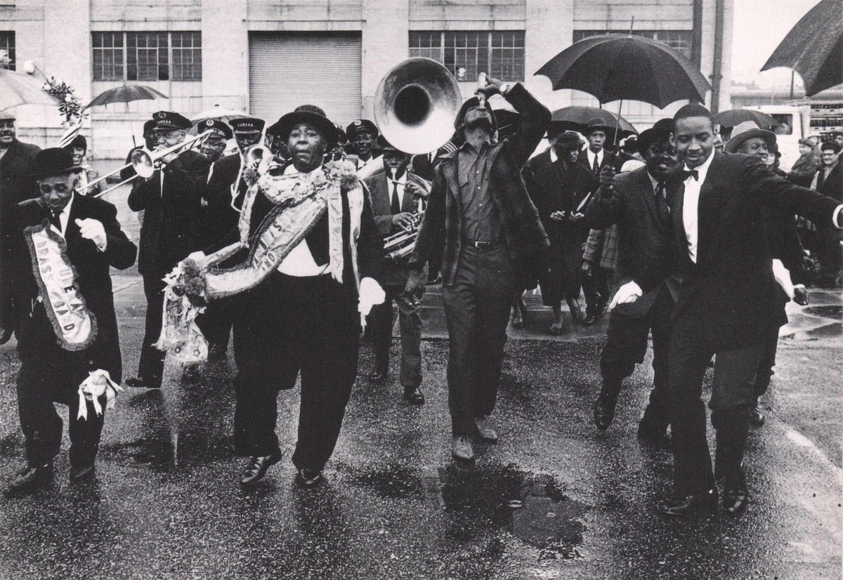 Eureka Brass Jazz Band in 1962 Music Street Concert New Orleans Photo Postcard