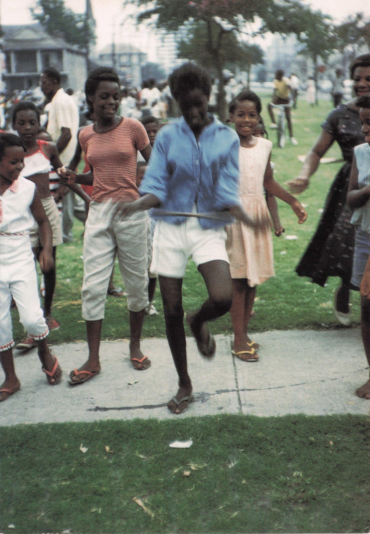 New Orleans Young Street Dancers in 1960 Jazz Blues Music Photo Postcard