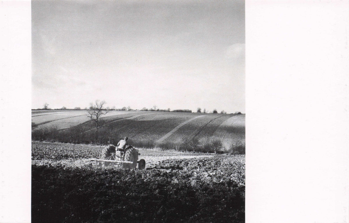 Fordson Major Old Plough Farm Tractor in 1950s Rare Photo Award Postcard