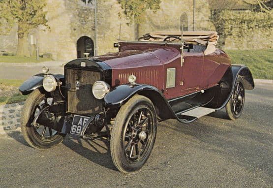1920 Stanley 735A American Steam Classic Sports Car Postcard