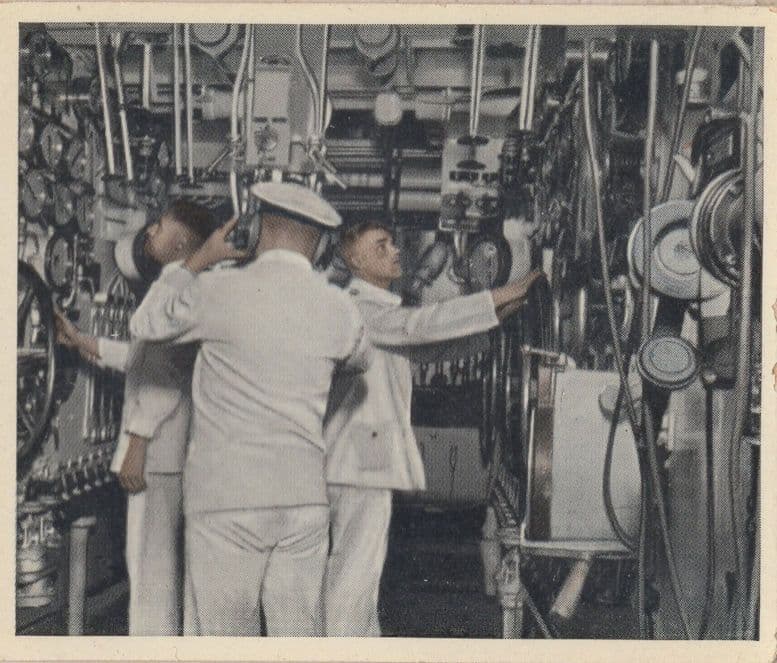 1930s German Ship Captain Crew Turbinemanovriestand Cigarette Card