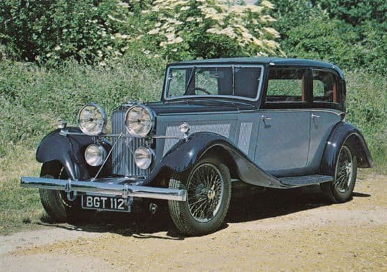 1934 Talbot 105 Georges Roesch Designed Classic Sports Car Postcard NEW