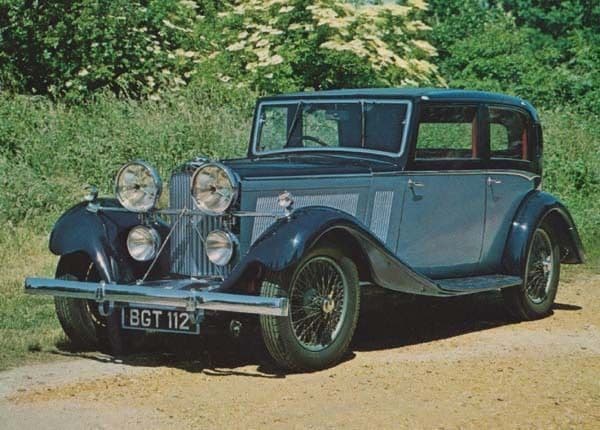 1934 Talbot 105 Georges Roesch Sports Saloon Classic Car Photo Postcard NEW