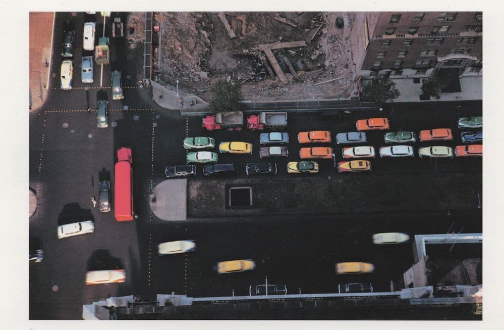 1950s New York Classic Car Traffic Rush Hour RPC USA Postcard