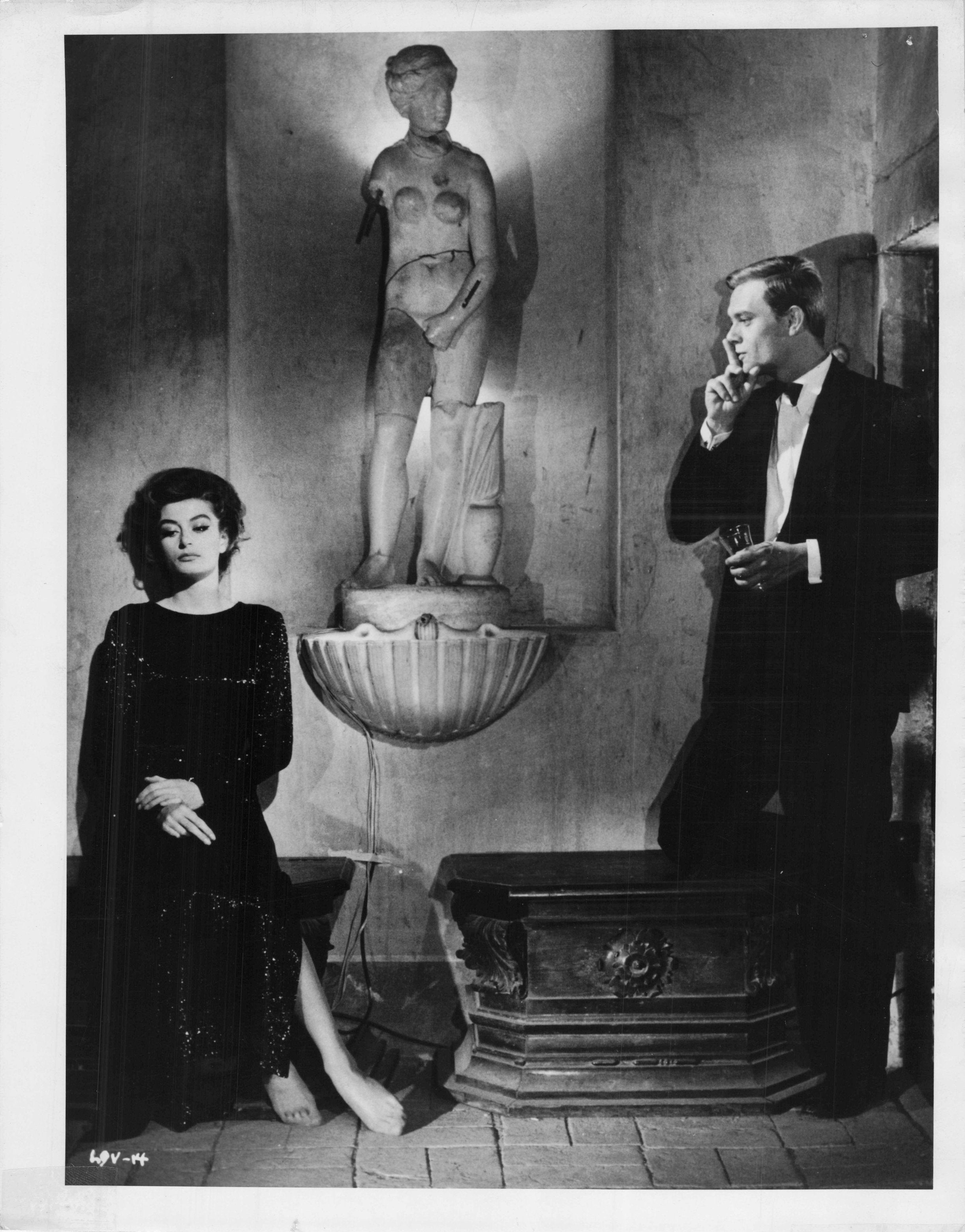 Anita Ekberg La Dolce Vita Antique 1960 Press 9x7 Film Rare Publicity Still Photo