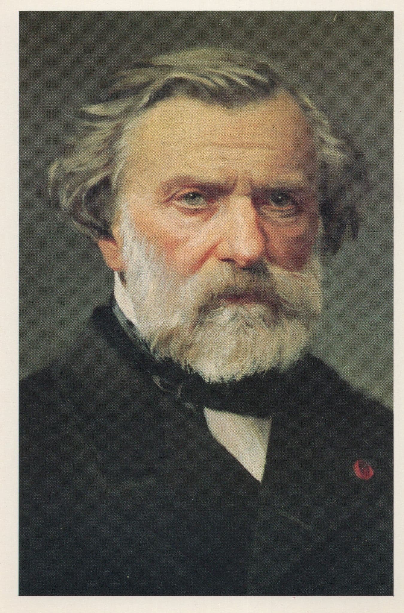 Giuseppe Verdi Classical Composer Rare French Painting Postcard