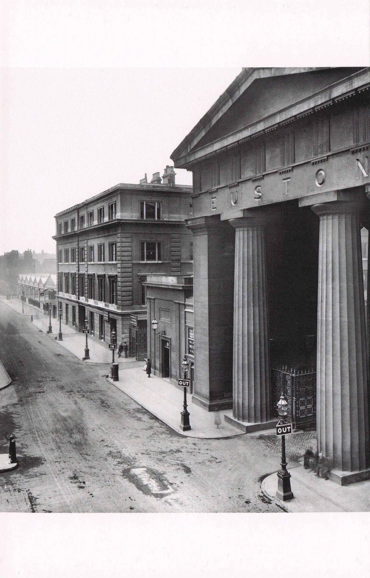 Euston Arch Road London Before Demolished in 1961 Award Rare Photo Postcard