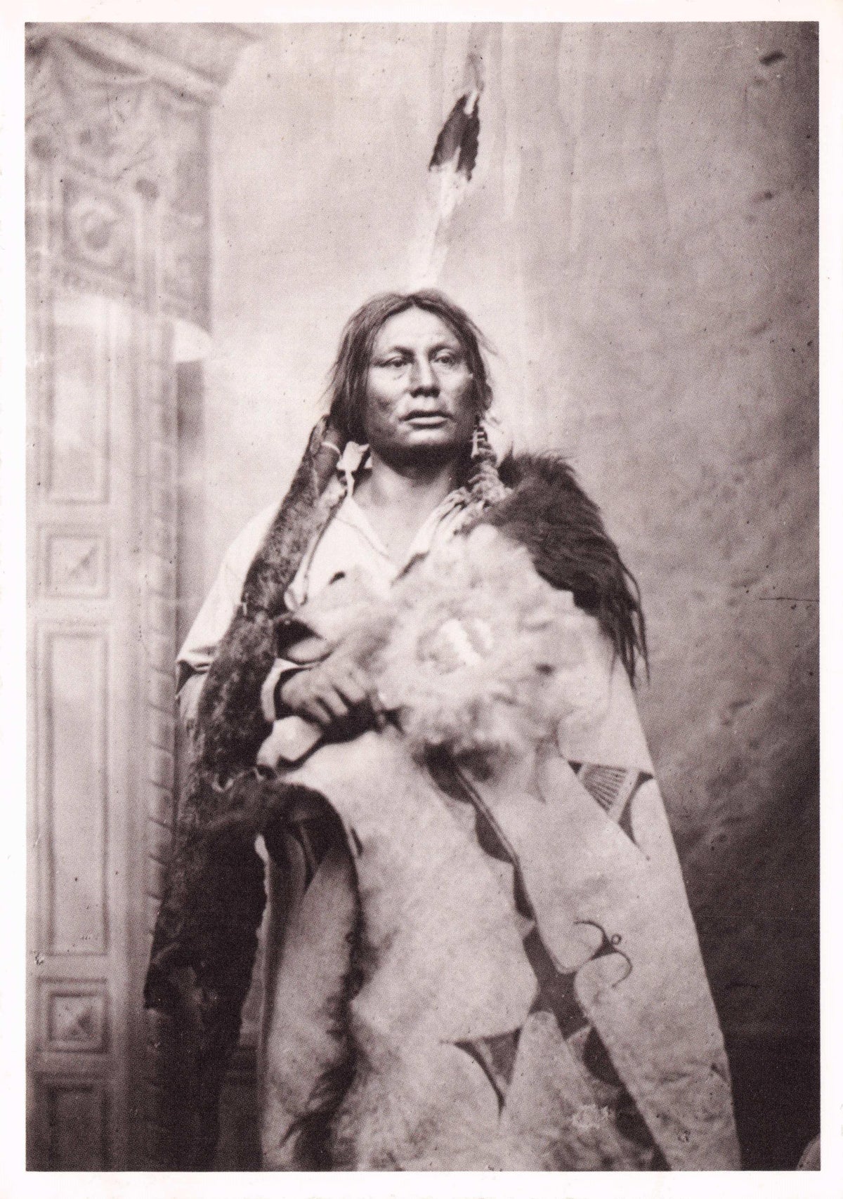 Gall Pizi Native Indian American Hunkpapa Sioux Chief Sitting Bull Photo Postcard