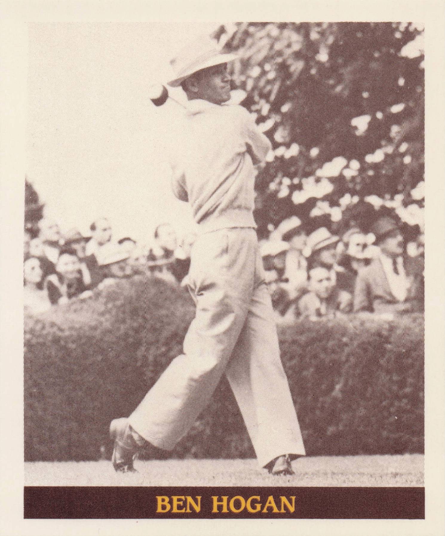 Ben Hogan Famous Golfers Of The 40s & 50s Rare Golf Photo Trade Card