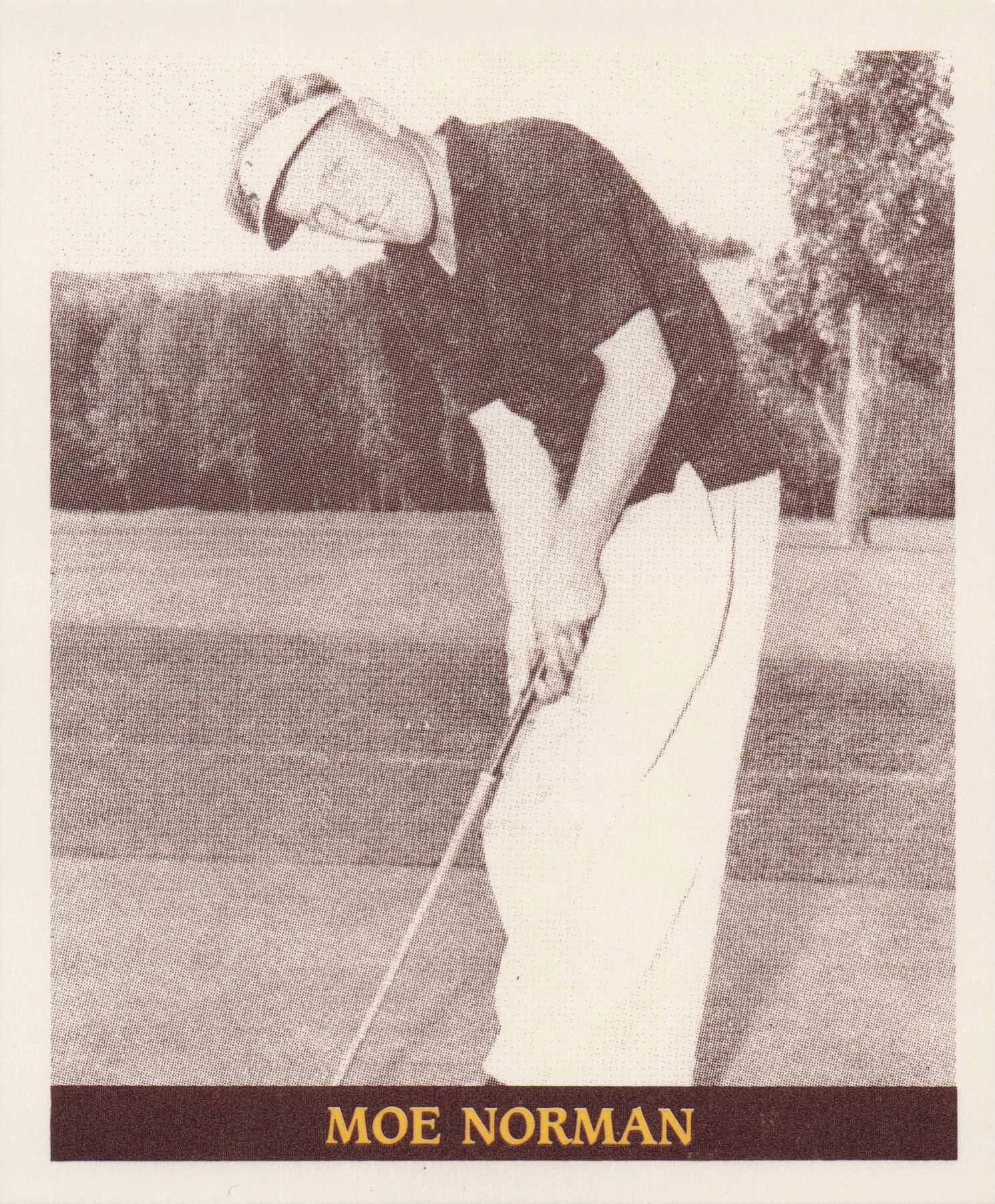 Moe Norman Famous Golfers Of The 40s & 50s Rare Golf Photo Trade Card