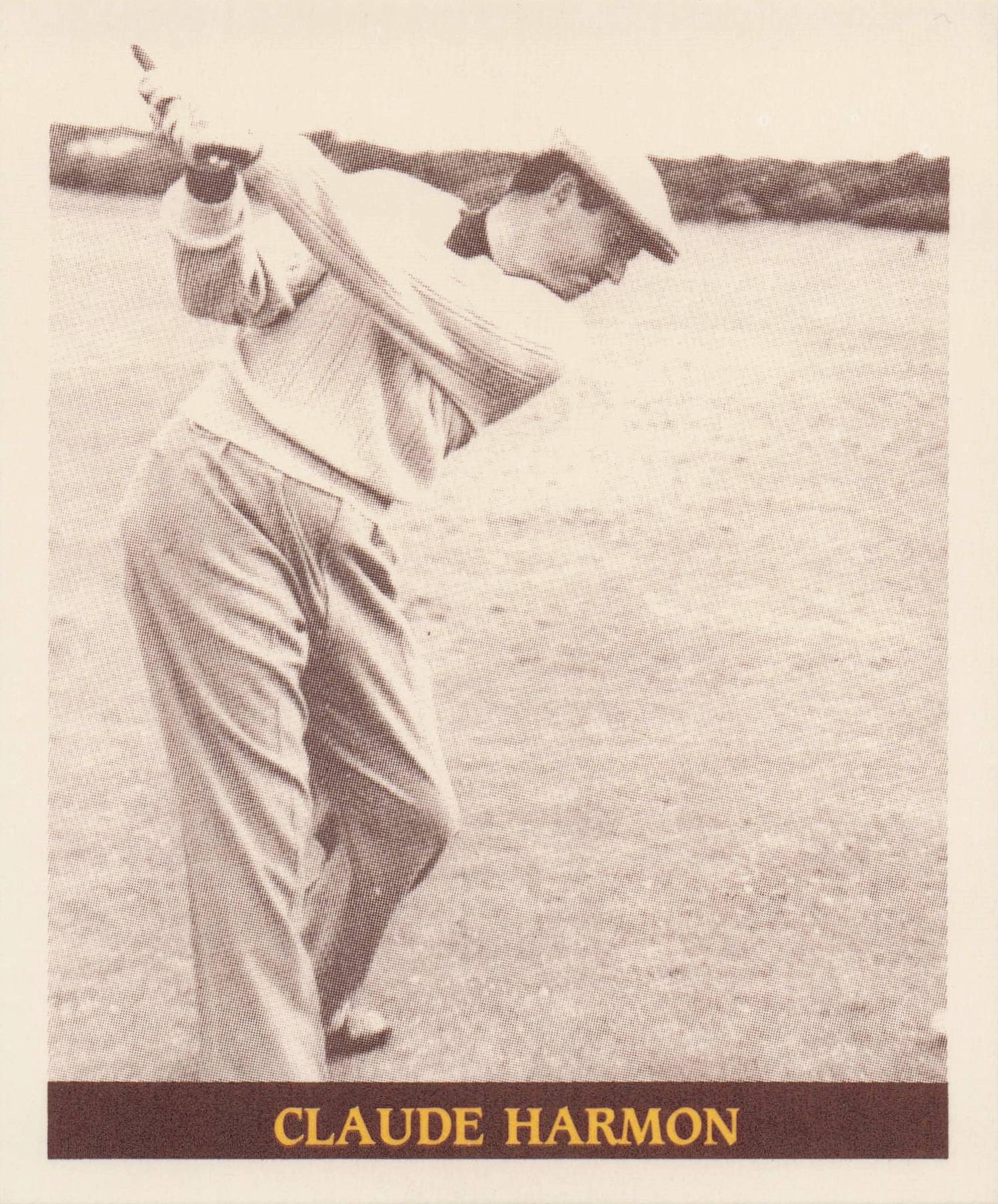 Claude Harmon Famous Golfers Of The 40s & 50s Rare Golf Photo Trade Card