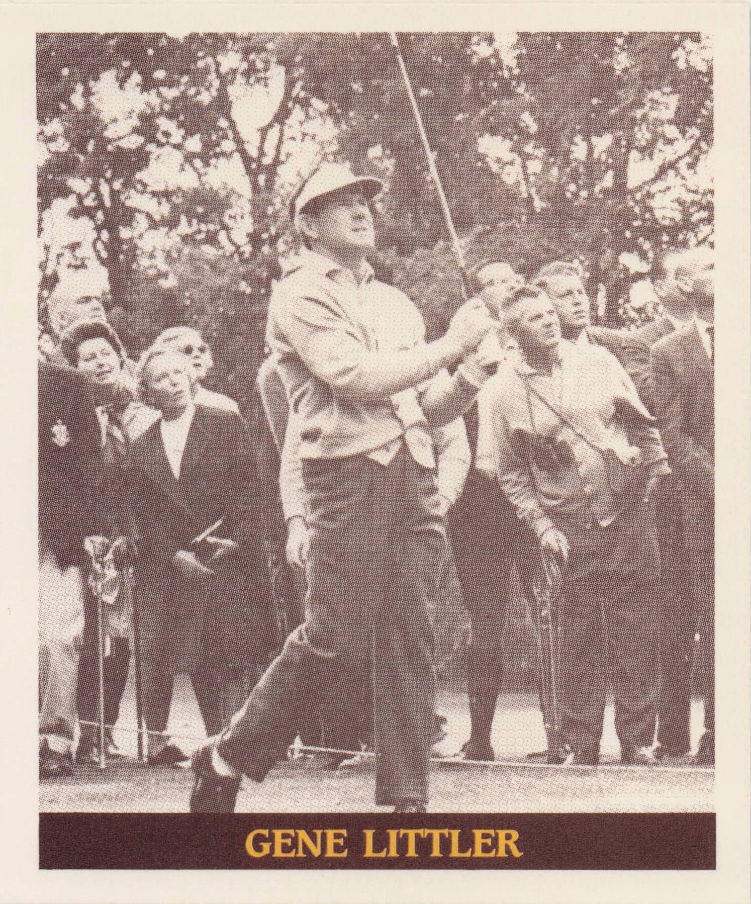 Gene Littler Famous Golfers Of The 40s & 50s Rare Golf Photo Trade Card