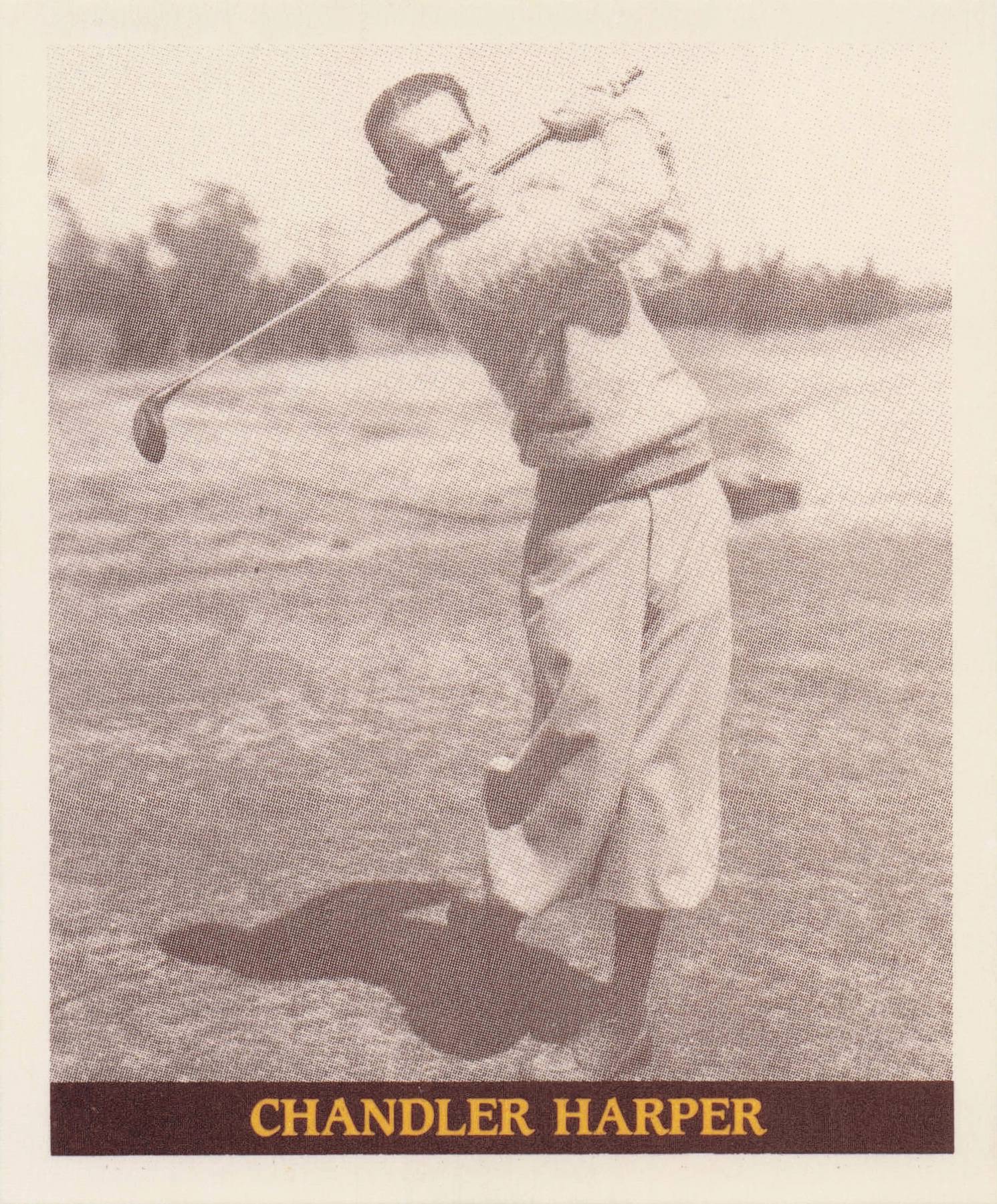 Chandler Harper Famous Golfers Of The 40s & 50s Golf Photo Trade Card