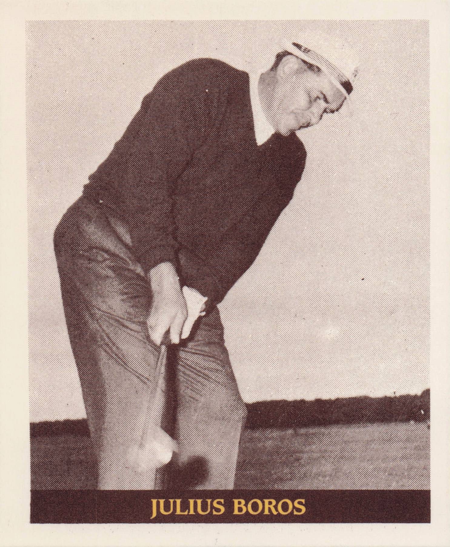 Julius Boros Famous Golfers Of The 40s & 50s Rare Golf Photo Trade Card