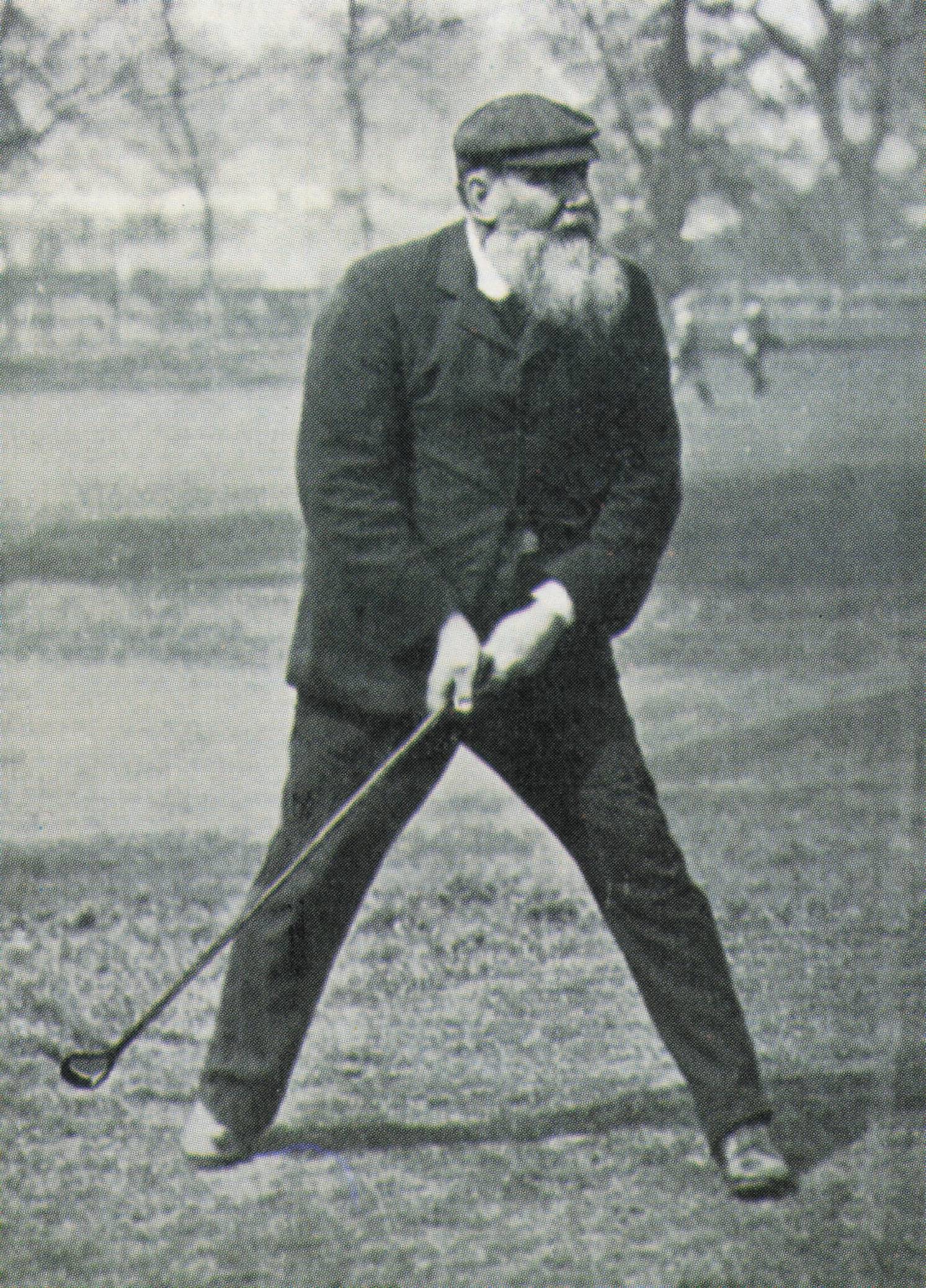 Tom Morris Story Victorian Scottish Golf vs Dunn Twins Photo Trade Card