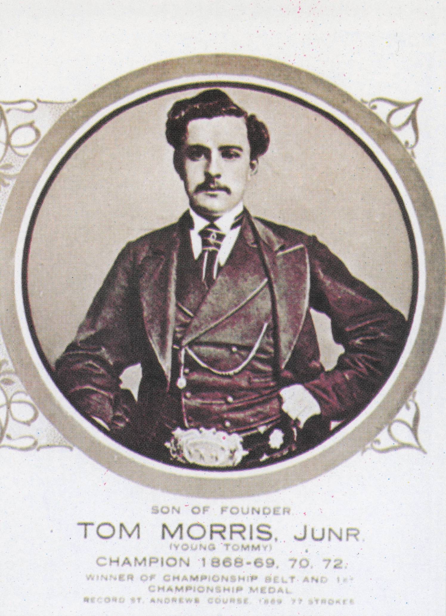 Tom Morris Story Scottish Victorian Golfer Open Belt Photo Trade Card
