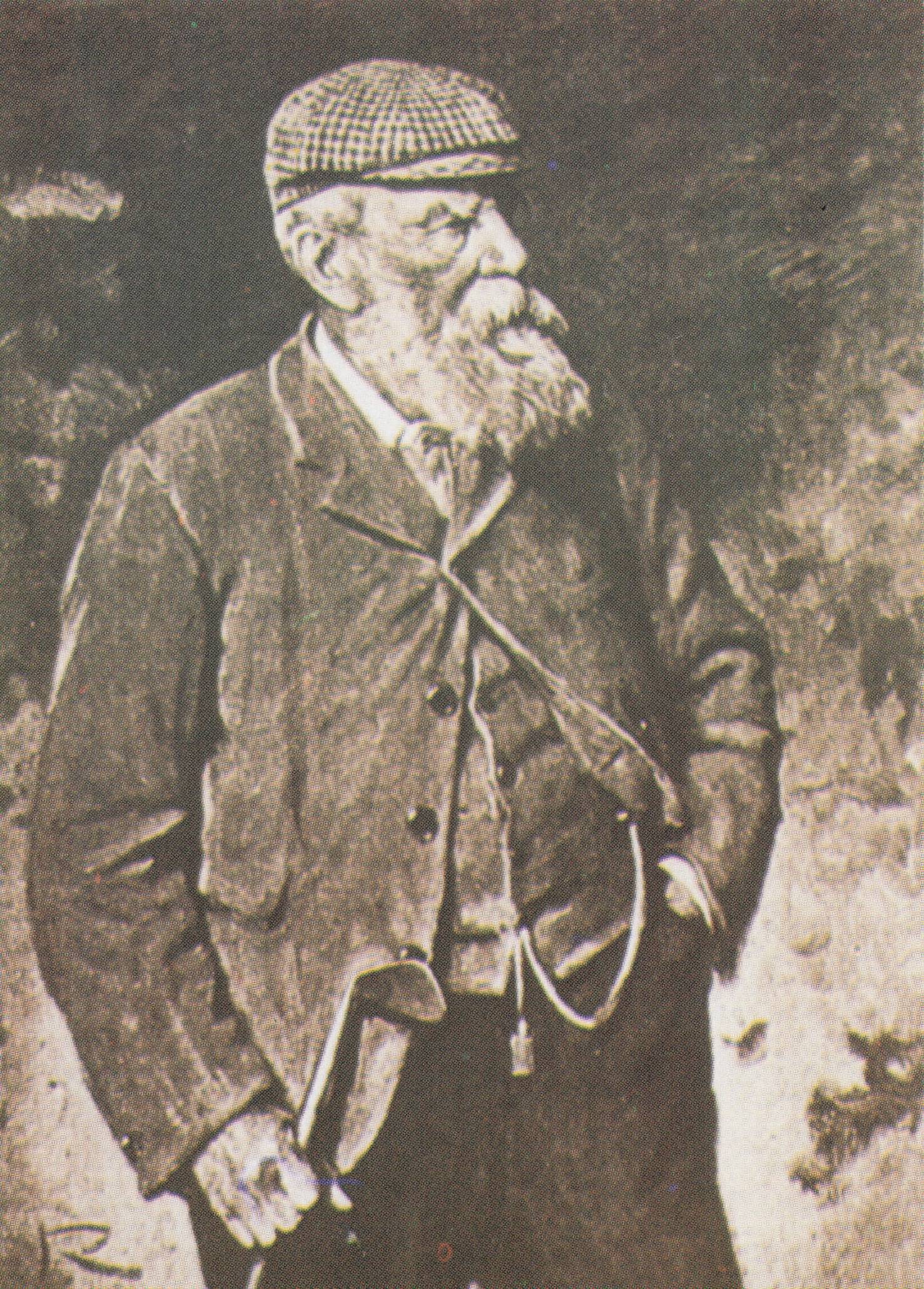 Tom Morris Story Ball Maker Scottish Victorian Golf Trade Photo Card