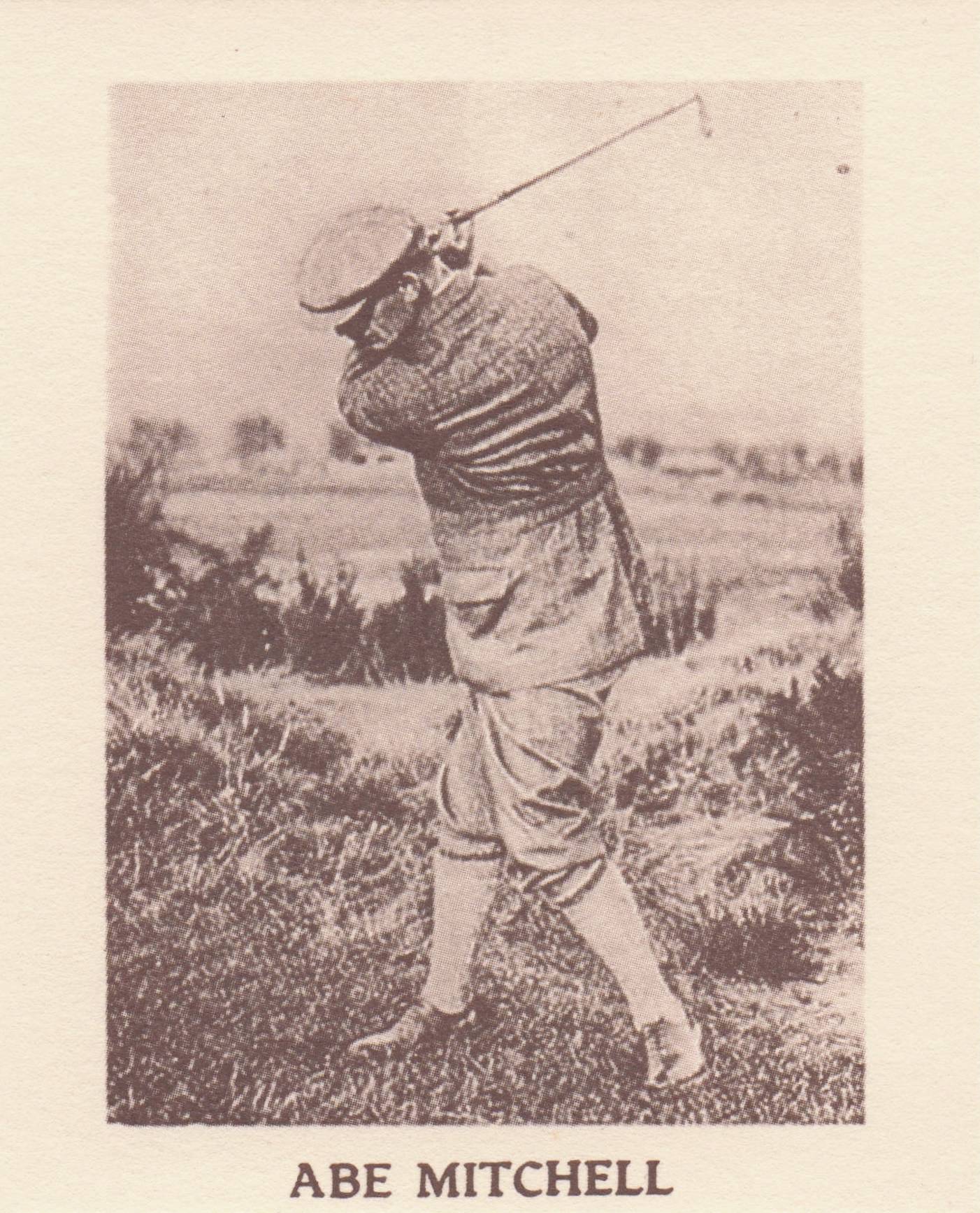 Abe Mitchell Golf Rare Globe Insurance Photo Trade Card