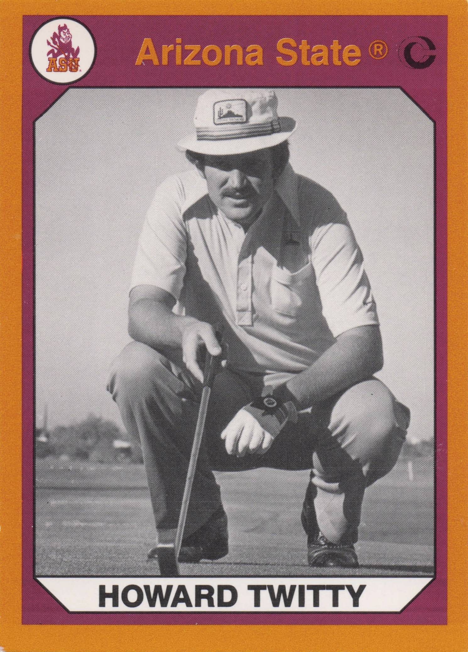 Howard Twitty Arizona State Collegiate Collection Rare Golf Trade Card