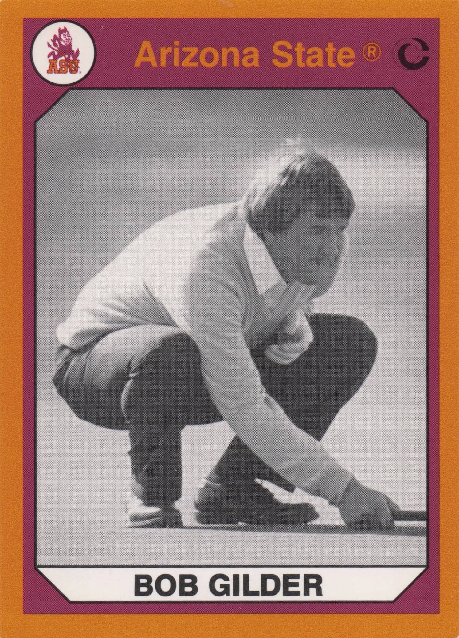 Bob Gilder Arizona State Collegiate Collection Rare Golf Trade Card