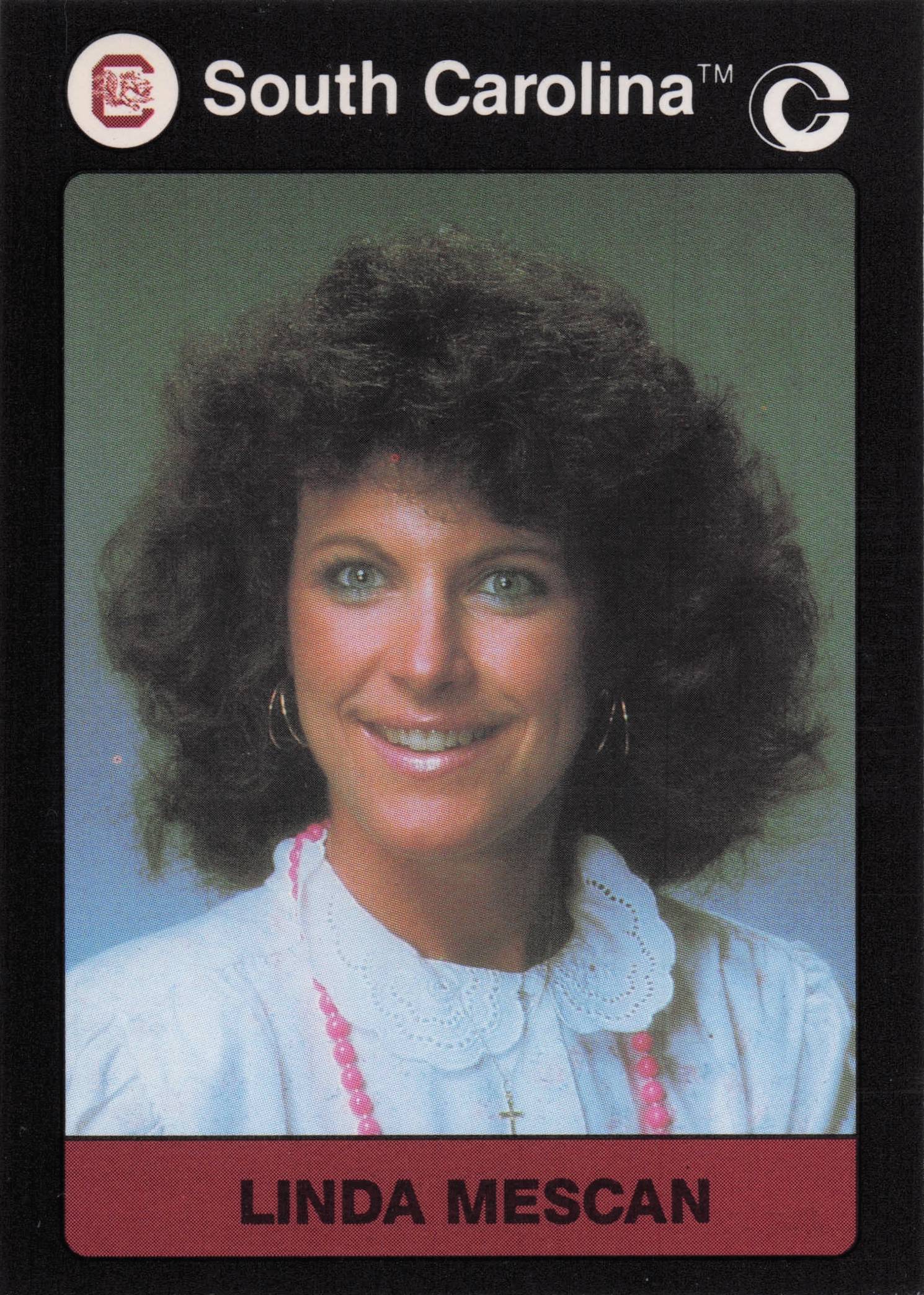 Linda Mescan South Carolina Collegiate Collection Rare Golf Trade Card