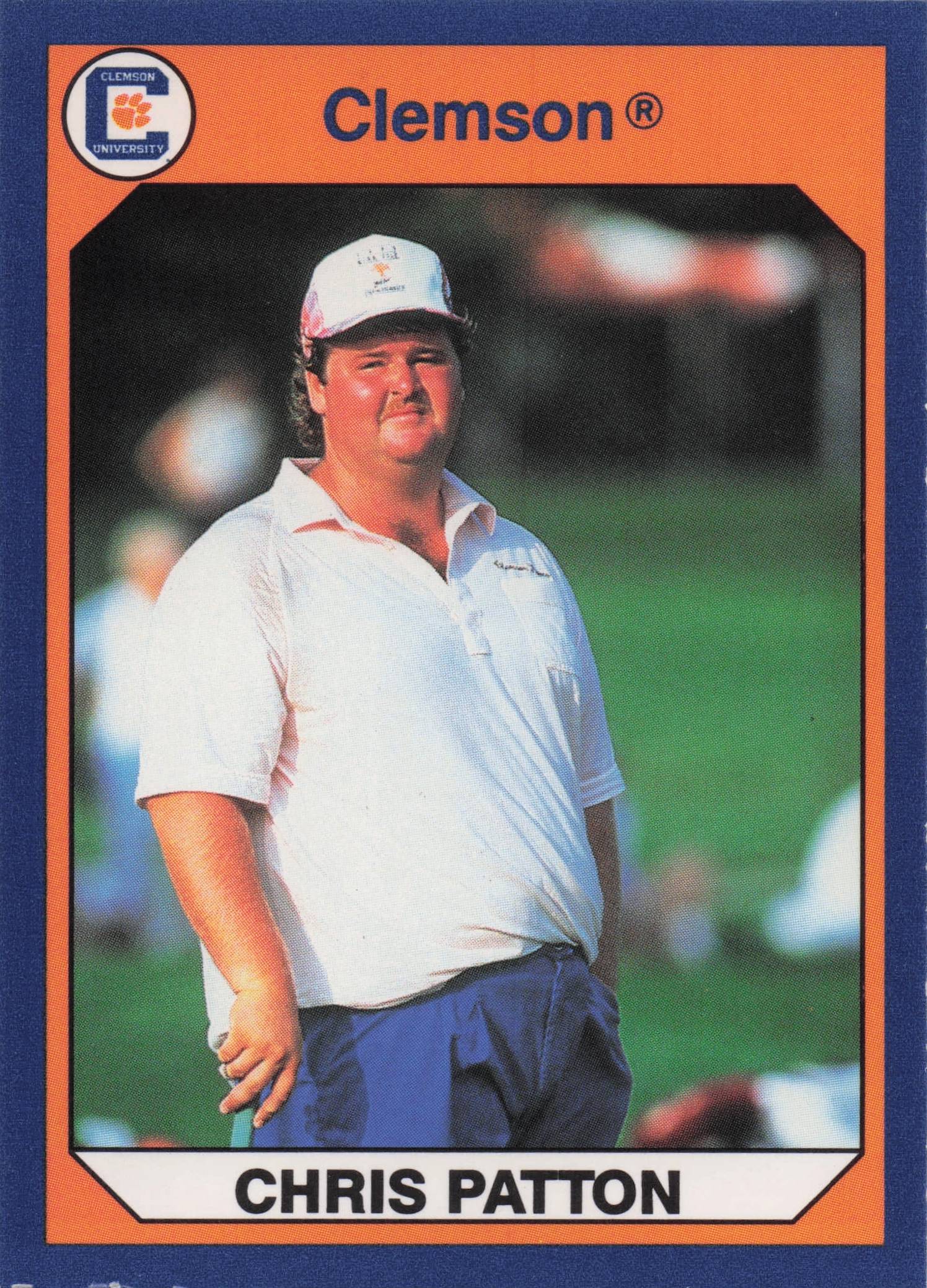 Chris Patton Clemson Collegiate Collection Rare Golf Trade Card