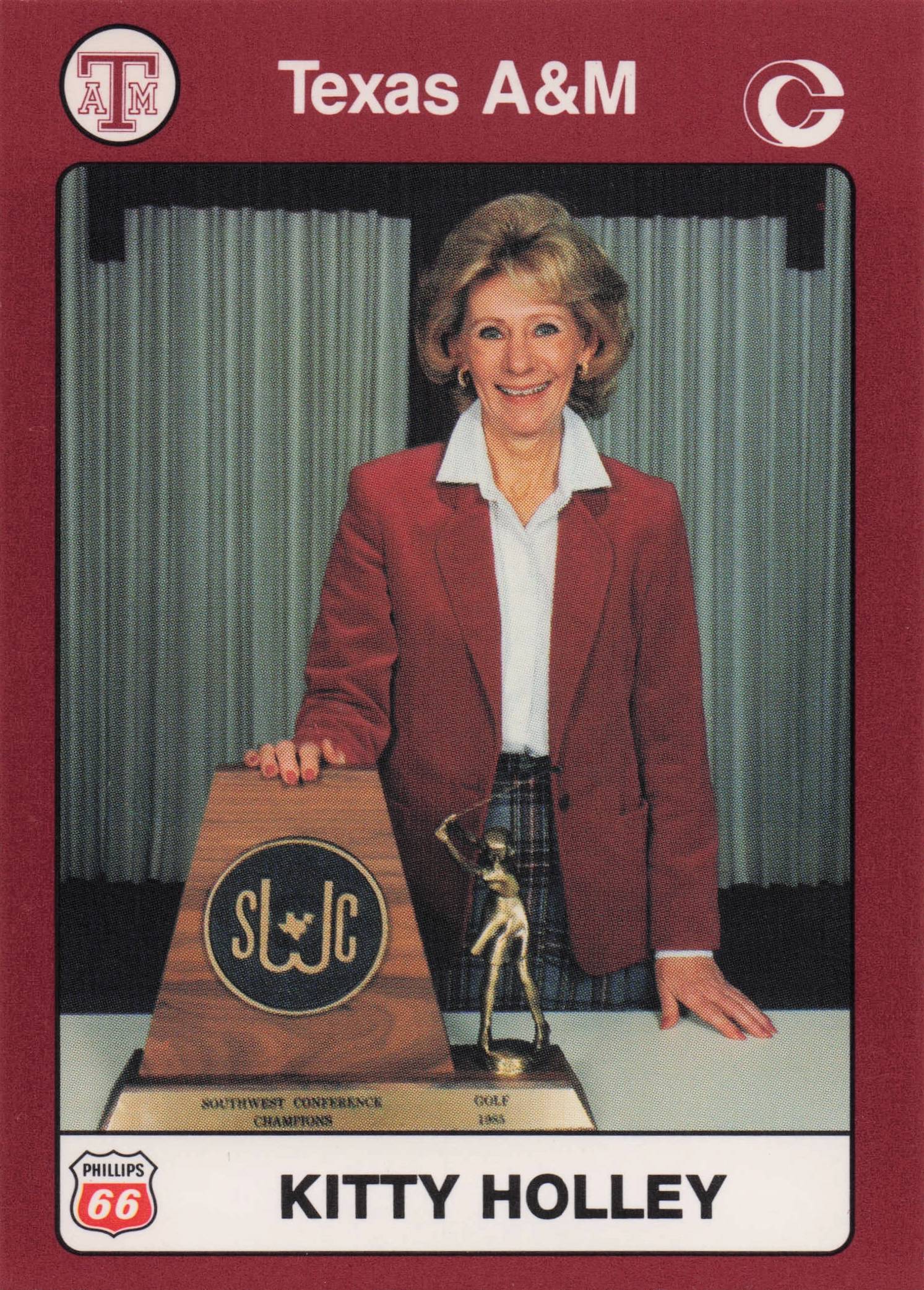 Kitty Holley Texas A&M Collegiate Collection Rare Golf Trade Card
